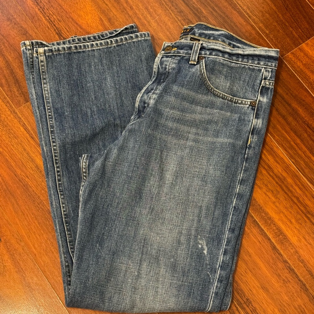 J. Crew Men's Dark Blue Straight Jeans made in USA